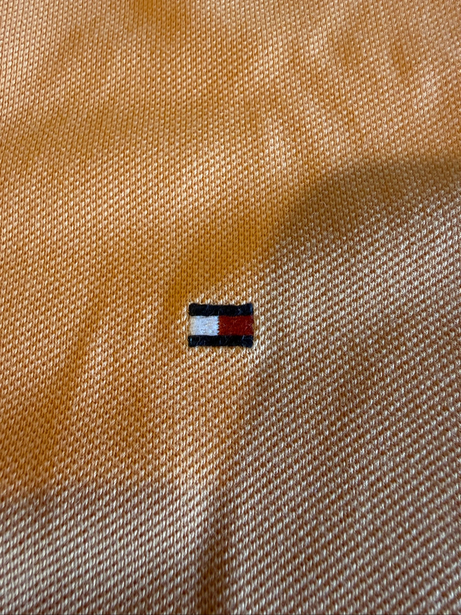 Polo Tommy Hilfiger para hombre XL albaricoque naranja 100% algodón – Muy buen estado – photo 4